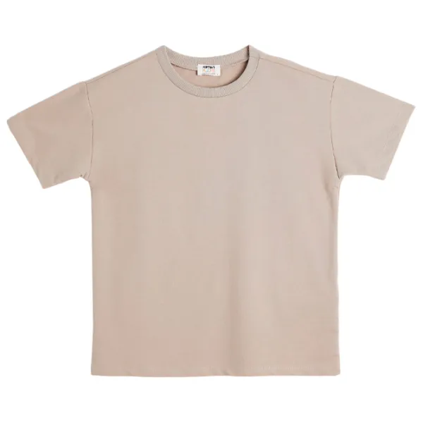 Tricou pentru băieți Koton 4SKB10083TK 116 / Beige photo 1
