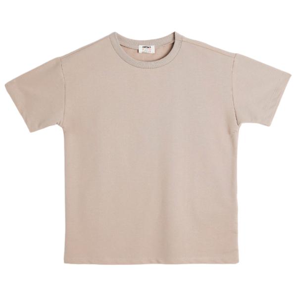 Tricou pentru băieți Koton 4SKB10083TK 140 / Beige photo 1