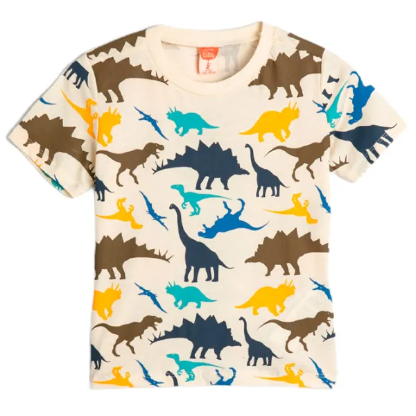 Tricou pentru băieți Koton 4SMB10021TK 110/ Beige photo 1