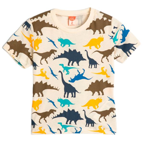 Tricou pentru băieți Koton 4SMB10021TK 110/ Beige photo 1