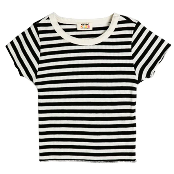 Tricou pentru fete Koton 4SKG10096AK 122 - 128 cm / Black photo 1