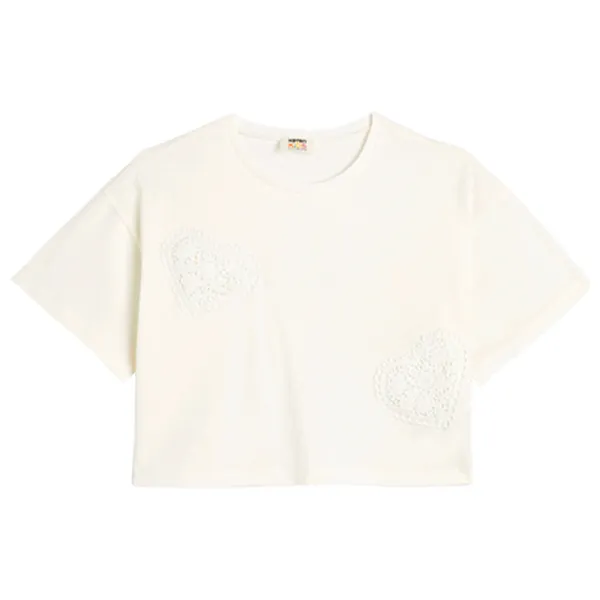 Tricou pentru fete Koton 4SKG10254AK 122 - 128 cm / Beige photo 1 Tricou pentru fete Koton 4SKG10254AK 122 - 128 cm / Beige photo 1