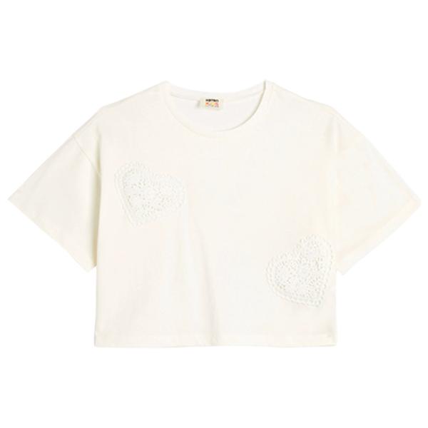 Tricou pentru fete Koton 4SKG10254AK 122 - 128 cm / Beige photo 1 Tricou pentru fete Koton 4SKG10254AK 122 - 128 cm / Beige photo 1