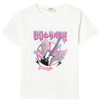 Tricou pentru fete Koton 4SKG10425AK 122 - 128 cm / Beige