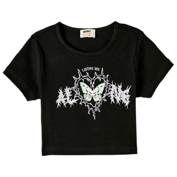 Tricou pentru fete Koton 4SKG10335AK 146 - 152 cm / Black photo 1