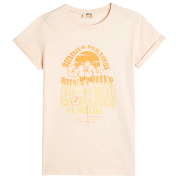 Tricou pentru fete Koton 4SKG10113AK 104 - 110 cm / Orange photo 1