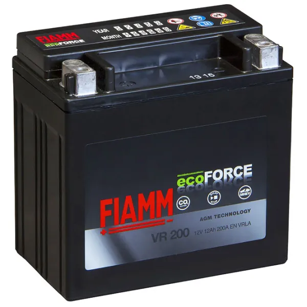 Acumulator auto Fiamm Ecoforce AGM VR200 BTX14 200A/ 12 Ah photo 1