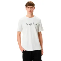 Tricou pentru bărbați Koton 4SAM10043HK 100% bumbac/ White