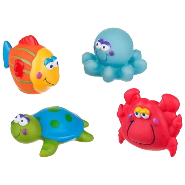 Игрушки для ванной Akuku A0362 4pcs от 9 месяцев photo 1