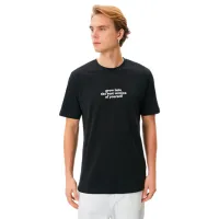 Tricou pentru bărbați Koton 4SAM10041HK 100% bumbac/ Black