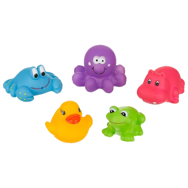 Игрушки для ванной Akuku A0363 5pcs. от 1 месяца photo 1