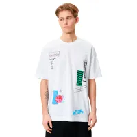 Tricou pentru bărbați Koton 4SAM10250HK 100% bumbac/ White