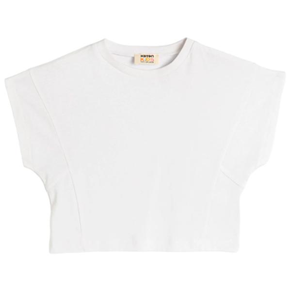 Tricou pentru fete Koton 4SKG10292AK 134 - 140 cm / White photo 1 Tricou pentru fete Koton 4SKG10292AK 134 - 140 cm / White photo 1