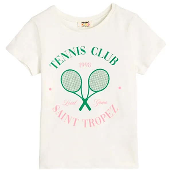 Футболка для девочек Koton 4SKG10373AK 122 - 128 см / Бежевый photo 1 Футболка для девочек Koton 4SKG10373AK 122 - 128 см / Бежевый photo 1