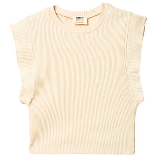 Tricou pentru fete Koton 4SKG10137AK 110 - 116 cm / Beige photo 1