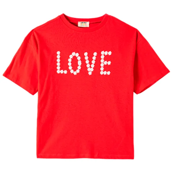 Tricou pentru fete Koton 4SKG10193AK 116 - 122 cm / Red photo 1