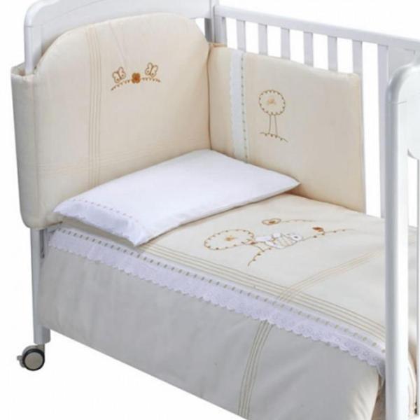 Детское постельное бельё Italbaby Farfalline Special Ricamat (100.9050) Хлопок/ Бежевый Белый photo 1 Детское постельное бельё Italbaby Farfalline Special Ricamat (100.9050) Хлопок/ Бежевый Белый photo 1