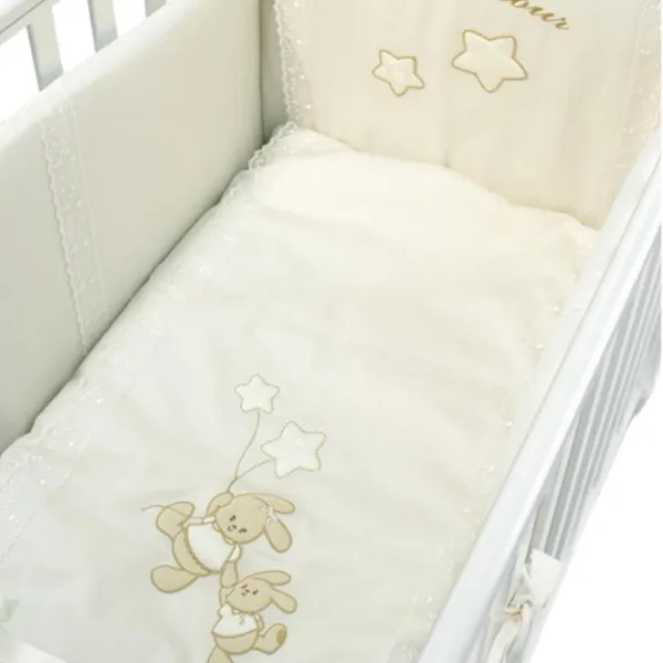 Детское постельное бельё Italbaby Mon Amour (100.0093) Хлопок/ Бежевый photo 1 Детское постельное бельё Italbaby Mon Amour (100.0093) Хлопок/ Бежевый photo 1