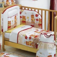 Детское постельное бельё Italbaby Gardening Bears (100.0036-6) Хлопок/ Бежевый Разноцветный