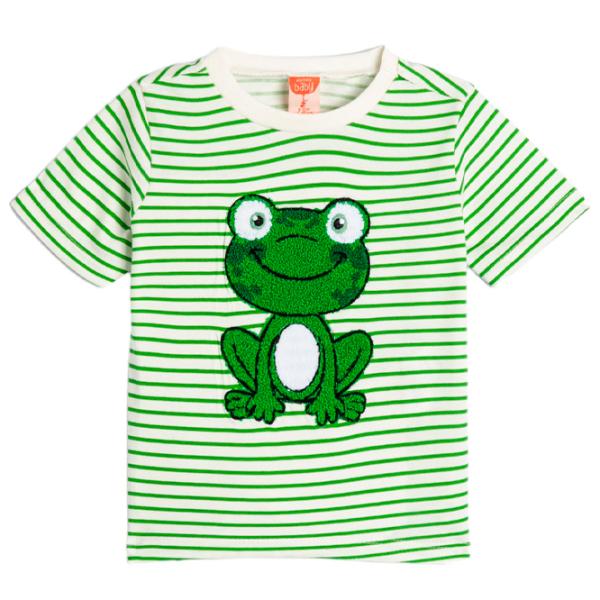 Tricou pentru băieți Koton 4SMB10005TK 80/ Green photo 1