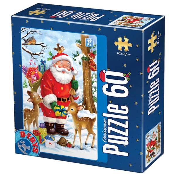 Пазл 2D D-TOYS Дед Мороз 5+/ Количество деталей: 60 photo 1 Пазл 2D D-TOYS Дед Мороз 5+/ Количество деталей: 60 photo 1