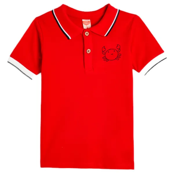 Tricou pentru băieți Koton 4SMB10071TK 80/ Red photo 1