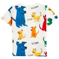 Tricou pentru băieți Koton 4SMB10161TK 110 / Ecru