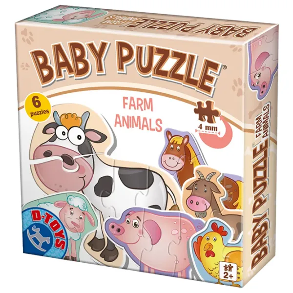 Набор пазлов D-TOYS Домашние животные 2+/ Количество деталей: 18 photo 1 Набор пазлов D-TOYS Домашние животные 2+/ Количество деталей: 18 photo 1