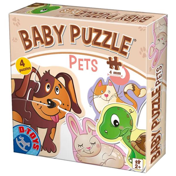 Набор пазлов D-TOYS Домашние животные 2+/ Количество деталей: 12 photo 1
