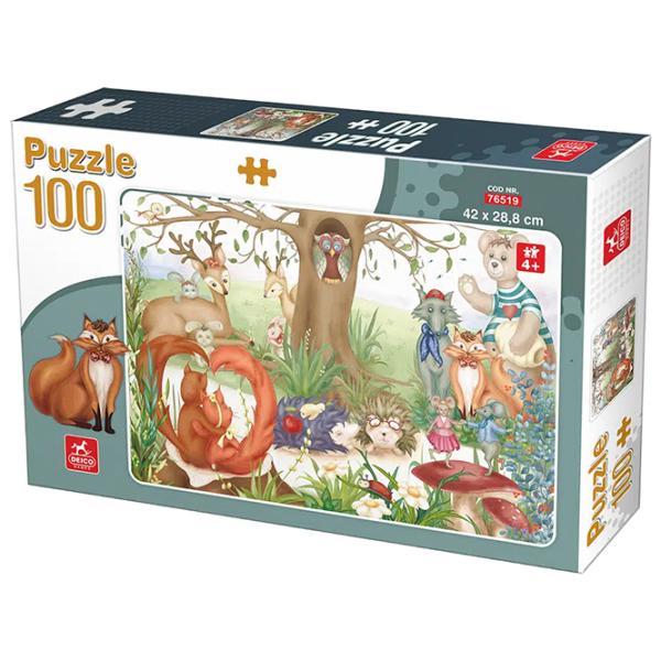 Пазл 2D D-TOYS Животные в лесу 4+/ Количество деталей: 100 photo 1 Пазл 2D D-TOYS Животные в лесу 4+/ Количество деталей: 100 photo 1