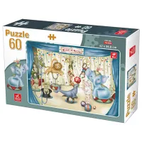 Пазл 2D D-TOYS Цирк с животными 4+/ Количество деталей: 60