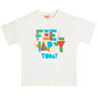 Tricou pentru băieți Koton 4SMB10072TK 98/ Ecru