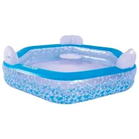 Бассейн SunClub 57161 590 л/ Надувной/ Синий