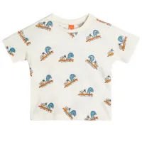 Tricou pentru băieți Koton 4SMB10148TK 92/ Ecru