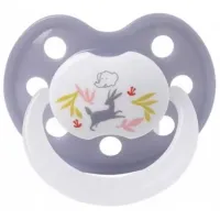 Соска ортодонтическая Bebe Confort 30001178 Унисекс/ 0 месяцев - 6 месяцев/ Силикон/ Серый