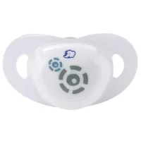 Suzetă cu tetina ortodontică Bebe Confort 30001159 Unisex/ 6 luni - 18 luni/ Latex/ White