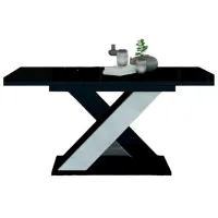 Masă de bucătărie extensibilă Prospero Xao 160 PAL melaminat/ Black