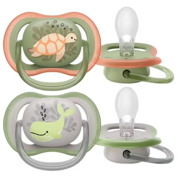 Соска ортодонтическая Philips Avent Ultra Air SCF085/ 60 Унисекс/ 6 месяцев - 18 месяцев/ Силикон/ Разноцветный photo 1