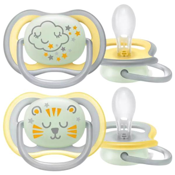 Соска ортодонтическая Philips Avent Ultra Air Night SCF376/ 01 Унисекс/ 18 месяцев -/ Силикон/ Зелёный photo 1 Соска ортодонтическая Philips Avent Ultra Air Night SCF376/ 01 Унисекс/ 18 месяцев -/ Силикон/ Зелёный photo 1