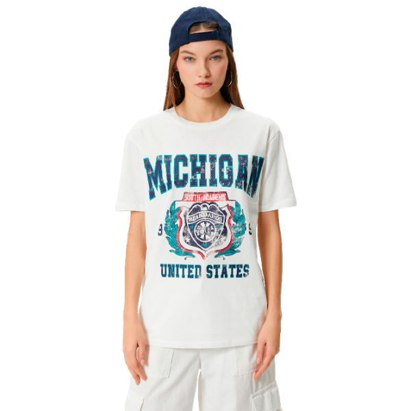 Tricou pentru femei Koton 4SAL10120IK 100% bumbac/ White photo 1