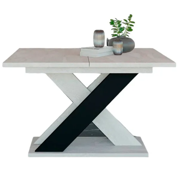Masă de bucătărie extensibilă Prospero Xao 160 K350 PAL melaminat/ Gray photo 1