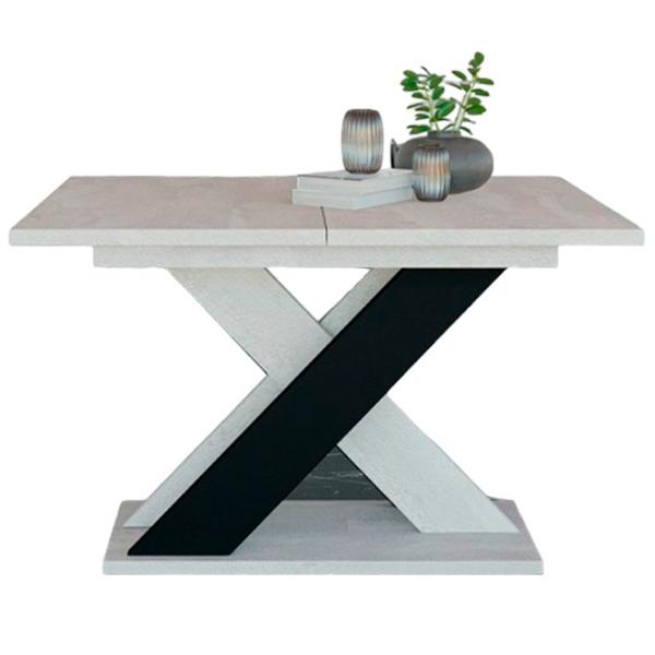 Masă de bucătărie extensibilă Prospero Xao 160 K350 PAL melaminat/ Gray photo 1