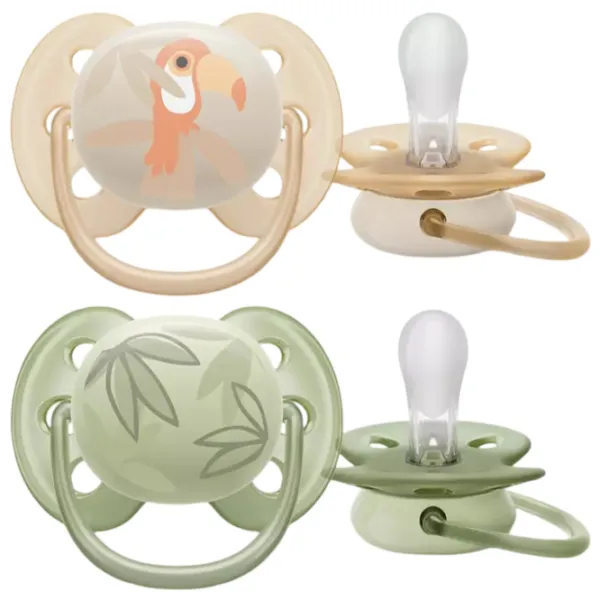 Соска ортодонтическая Philips Avent Ultra Soft SCF091/ 07 Унисекс/ 0 месяцев - 6 месяцев/ Силикон/ Разноцветный photo 1