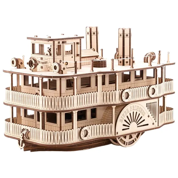Puzzle 3D Ewa Toys Vapor cu vâsle "River princess" 14+/ Numărul de piese: 416 photo 1