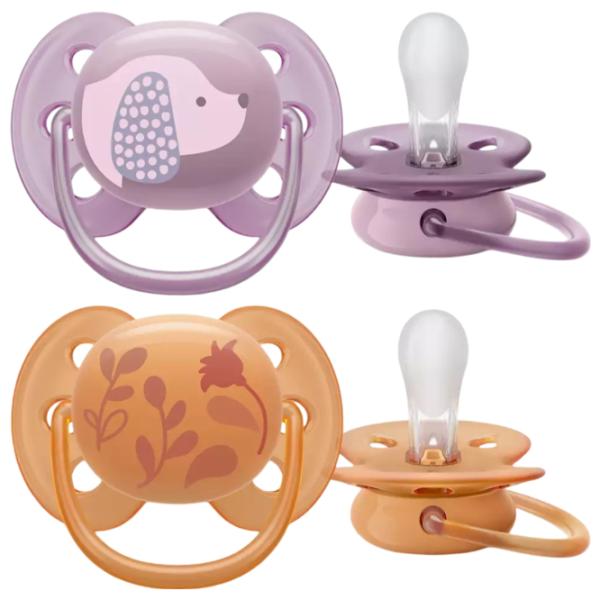 Соска ортодонтическая Philips Avent Ultra Soft SCF091/ 18 Унисекс/ 6 месяцев - 18 месяцев/ Силикон/ Разноцветный photo 1