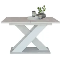 Кухонный стол раскладной Prospero Xao 160 K350 Меламиновая ДСП/ Белый