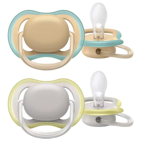 Соска ортодонтическая Philips Avent Ultra Air SCF085/ 15 Унисекс/ 0 месяцев - 6 месяцев/ Силикон/ Разноцветный photo 1