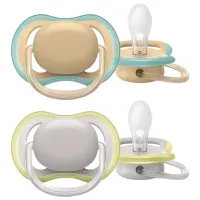 Соска ортодонтическая Philips Avent Ultra Air SCF085/ 15 Унисекс/ 0 месяцев - 6 месяцев/ Силикон/ Разноцветный