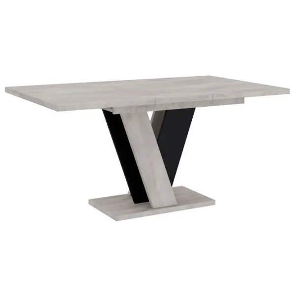 Masă de bucătărie extensibilă Prospero Viney K350 PAL melaminat/ Black photo 1