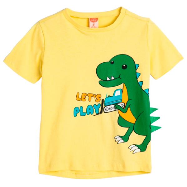 Tricou pentru băieți Koton 4SMB10056TK 98 / Yellow photo 1